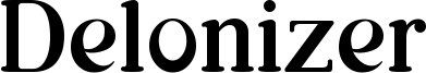 Delonizer Font