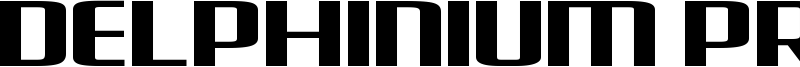 Delphinium Pro Font