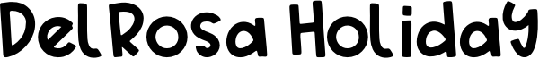 Delrosa Holiday Font
