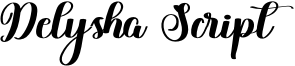 Delysha Script Font