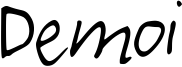 Demoi Font