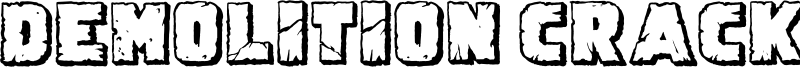 Demolition Crack Shadow.ttf