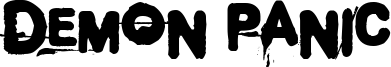 Demon Panic Font