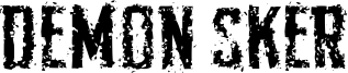 Demon Sker Font