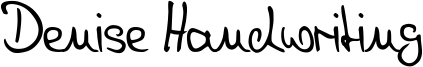 Denise Handwriting Font