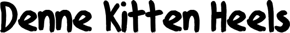 Denne Kitten Heels Font