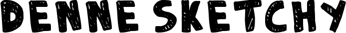 Denne Sketchy Font
