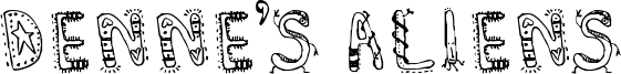 Denne's Aliens Font