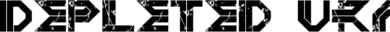 Depleted Uranium  Font