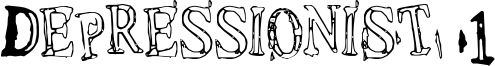 Depressionist 1 Font