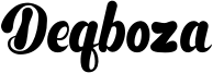 Deqboza Font