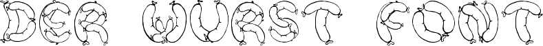 Der Wurst Font.ttf