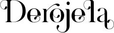 Derojela Font