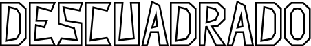 Descuadrado Hollow.ttf