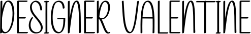 Designer Valentine Font