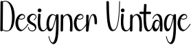 Designer Vintage Font