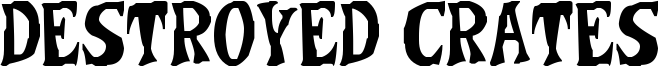 Destroyed Crates Font