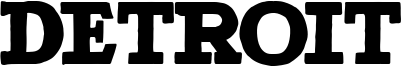 Detroit Font