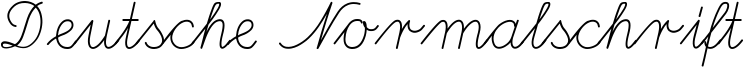 Deutsche Normalschrift Font