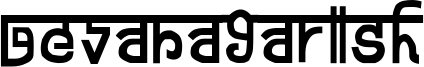 Devanagarish Font