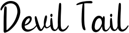 Devil Tail Font
