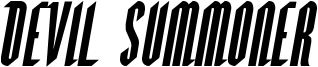 Devil Summoner Font