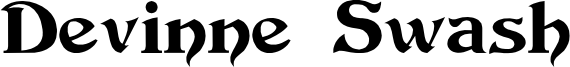 Devinne Swash Font
