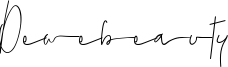 Dewebeauty Font