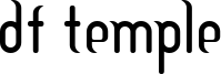 DF Temple Font