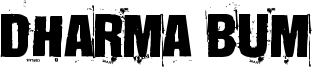 Dharma Bum Font