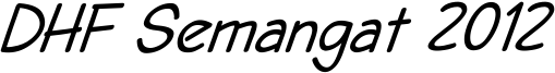 DHF Semangat 2012 Italic Demo.ttf