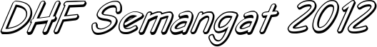 DHF Semangat 2012 Shadow Italic Demo.ttf