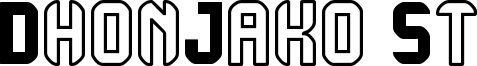 DhonJako St Font