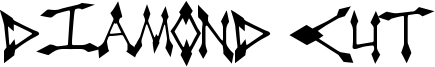 Diamond Cut Font