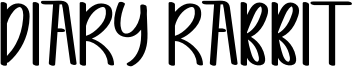 Diary Rabbit Font