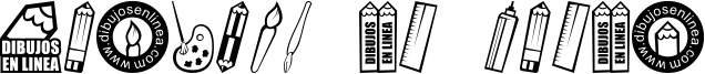 Dibujos en Linea Font