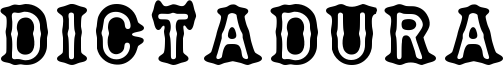 Dictadura Font