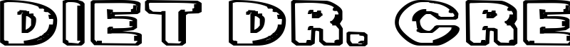 Diet Dr. Creep Font