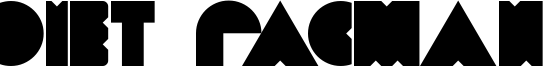 Diet PacMan Font
