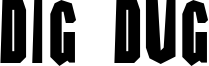 Dig Dug Font