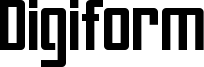 Digiform Font