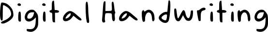 Digital Handwriting Font