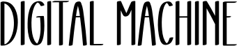 Digital Machine Font