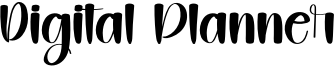 Digital Planner Font