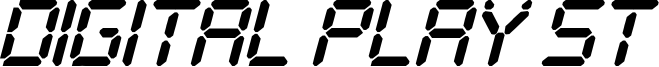 Digital Play Italic St.ttf