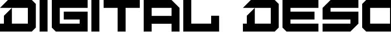 Digital Desolation Font