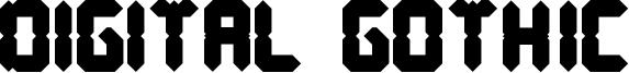 Digital Gothic Font