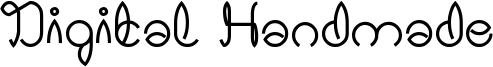 Digital Handmade Font