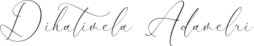 Dihatimela Adamelri Font