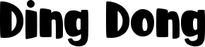 Ding Dong Font